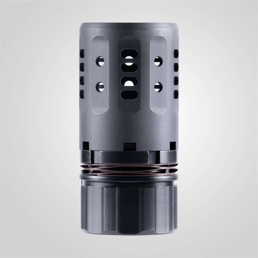 Barrels Choke Tubes Dead Air Armament Ready Series Dead Air Pyro Muzzle Brake with DA428 KeyMo and  Front Cap